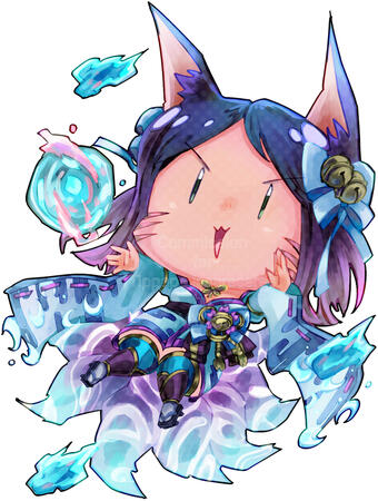 commission chibi / sd color artwork no bg